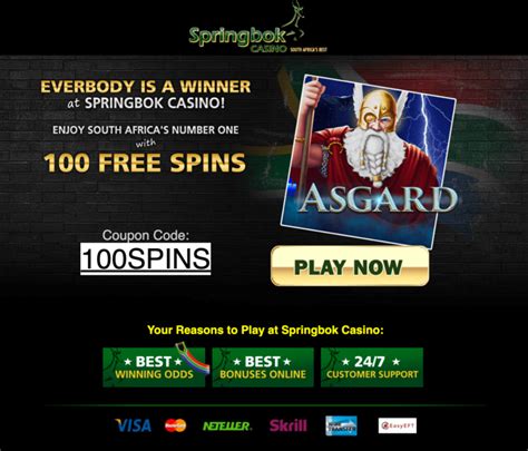  free spins springbok casino